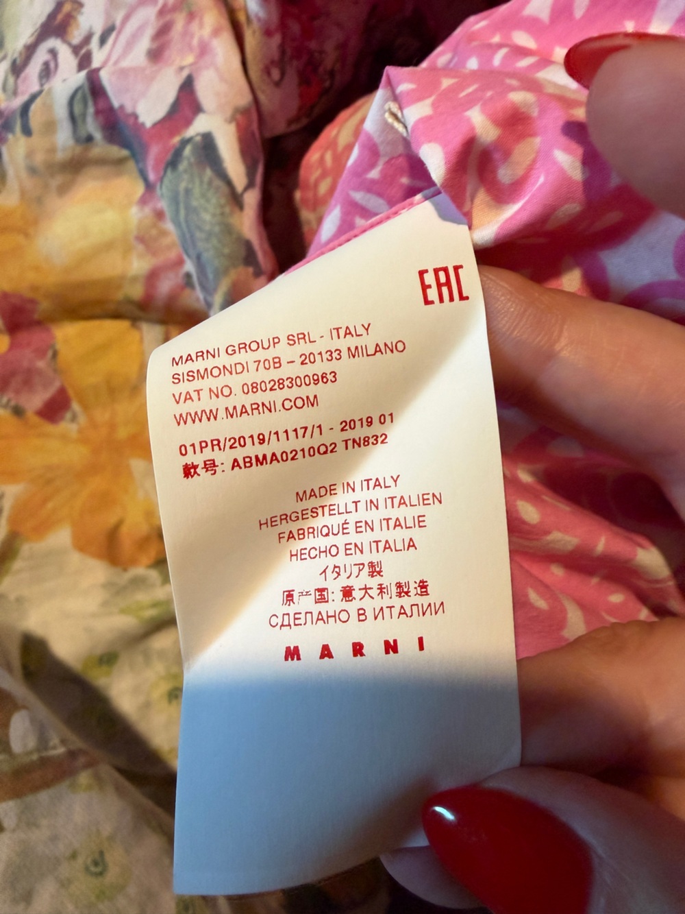 Marni mixed print poplin dress size 38 - Picture 12 of 16